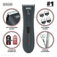 thumbnail image 2 of Pet Grooming Kit - Rechargeable with Rinseable Stainless Steel Blades, Detangling Comb, and Scissors - Model 9179, 2 of 4