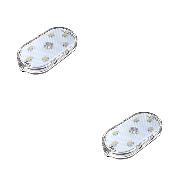 Luces de Coche Riwesomey Sensor Táctil Recargable 2 Piezas Blanco