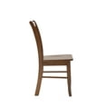 thumbnail image 4 of Boraam Shaker Wood Dining Side Chairs - Walnut Finish - Set of 2, 4 of 12