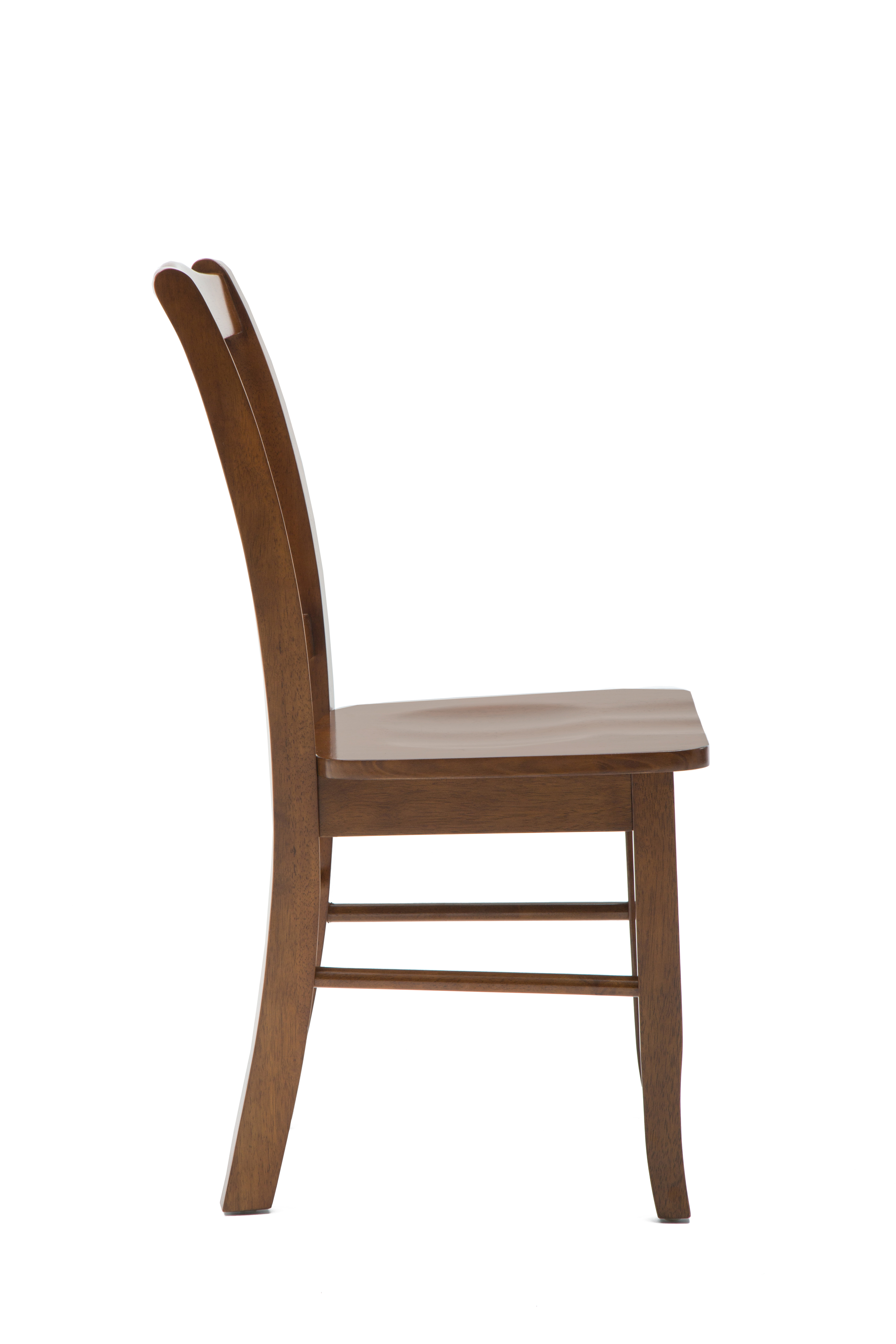 Boraam Shaker Wood Dining Chairs, Walnut Finish, Set of 2 photo 4