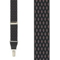 thumbnail image 2 of SuspenderStore Jacquard Diamond Burst Suspenders- 1.5-Inch Wide Elastic - Clip - 3 Colors & 3 Sizes, 2 of 4