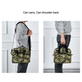 thumbnail image 6 of Lunch Bag Portable Crossbody Meal Bag Cooler Bag Insulated Lunch Bag Food Bag Handheld & Crossbody Design Bamboo Leaf, 6 of 6