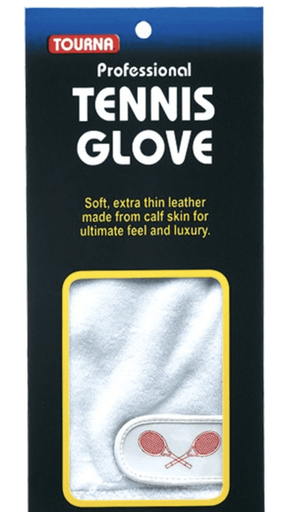 Unique Sports Tourna Women's Half Finger Tennis Glove Sheepskin, Left Hand Large