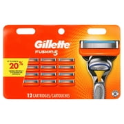 Gillette Fusion5 Men's Razor Blade Refills, 12 Count