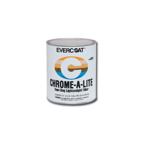 Fibre glass Evercoat CHROME-A-LITE 100839 Professional Lightweight Body Filler, 750 mL Can, Yellow, Liquid