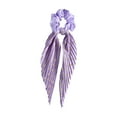 thumbnail image 4 of Coleteros ligeros con lazo para el pelo para damas, mujeres y niñas, ideales para regalar en fiestas navideñas. Púrpura, 4 of 8
