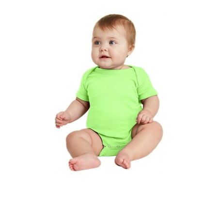 

Rabbit Skins Infant Baby Rib Lap Shoulder Creeper
