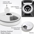 thumbnail image 6 of iHome 6-Meal Automatic Pet Feeder for Wet & Dry Food with 24-Hour Programmable Timer, 6 of 7