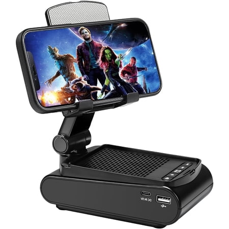 for Men,Cell Phone Stand with Wireless Bluetooth Speaker HD Surround Sound for Home and Outdoors with Bluetooth Speaker for Desk Compatible with iPhone for ipad,All Smartphones