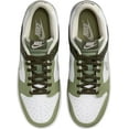thumbnail image 4 of Men's Nike Dunk Low White/Light Bone-Oil Green (FN6882 100) - 9.5, 4 of 6