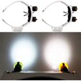 thumbnail image 4 of Led Light Lamp Double Glasses Loupe Lens Glasses Magnifier Watchmaker Jewelry, 4 of 6
