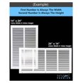 Lachk 30'' x 20'' Return Air Grille Sidewall and Ceiling HVAC Vent