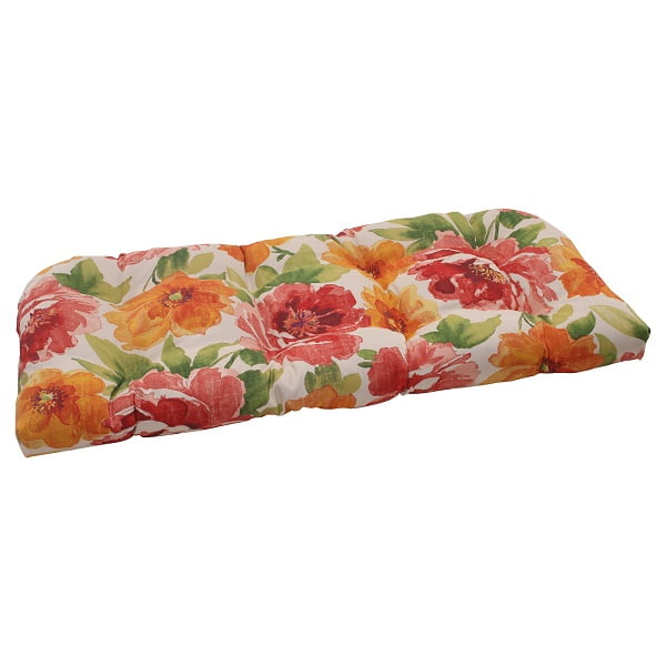 floral wicker cushions