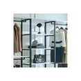 thumbnail image 5 of Fiona White Freestanding Walk in Wood Closet System with Metal Frame, 5 of 5