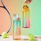 thumbnail image 4 of Juego de iniciación de botellas de agua de aire de 900 ml, botella de agua deportiva Alr sin BPA con pajita, botellas de bebida con 7cápsulas de sabor, taza de agua perfumada con fragancia de frutas C, 4 of 8