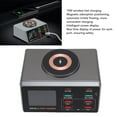 thumbnail image 4 of Estación De Carga Inalámbrica USB De 100 W 8 Puertos USB, QC3.0/PD Cargo Rápido Para Teléfonos Herramientas USB, Multi Dispositivo Smart IC Desktop Organizer Hub, 4 of 7