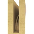 thumbnail image 4 of 6"W x 36"D x 12"H Thin Rockford Rough Cedar Woodgrain TimberThane Corbel, Primed Tan, 4 of 6