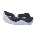 thumbnail image 4 of Almohada tipo Donut para hemorroides, cojín para coxis, espuma viscoelástica, cojín para asiento de Donut , Negro, 4 of 8