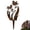 1 Pcs, variant on Bird & Wildflower Metal Garden Stake, Decorative Outdoor Plant Stake with Bird and Floral Design for Yard Lawn, Rustic Garden Art Ornament, Metal Decor for Planters Gift