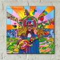 thumbnail image 4 of Epic Art 'Hippie Musician' by Howie Green, Acrylic Glass Wall Art, 12"x12", 4 of 8