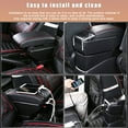 thumbnail image 5 of Storage Center Console Expandable Armrest Box for Opel ASTRA 2011,with 3 USB Port Hidden Cup Holder, 5 of 5