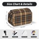 thumbnail image 5 of Easygdp khaki coffee plaid para Estuche de Lápices con Tapa Flip, Suministros de Oficina y Universidad para Adolescentes y Adultos, 5 of 7