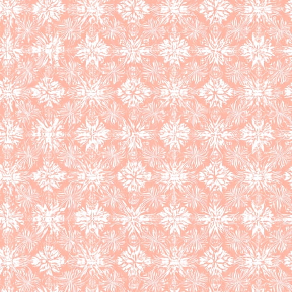 Peel and Stick Wallpaper Soft Pink Floral Intricate Geometric Shapes Wall Mural 17.7in x 9.8ft Self Adhesive Removable Wall Paper Renter Friendly Wallpaper for Nursery Bedroom Cabinets