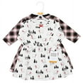 thumbnail image 2 of Hudson Baby Girl Cotton Dresses, Winter Bear, 6-9 Months, 2 of 4