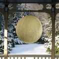 thumbnail image 2 of Northlight Inflatable Tinsel Christmas Ball Ornament Commercial Outdoor Decoration - 19.5" - Gold, 2 of 3