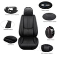 thumbnail image 2 of 2014 for HONDA ACCORD Car Seat Cover, Leather 5 Piece Full Set With Lumbar Support Protect and Upgrade Seats, Black Car Seat Covers, 4-Door Sedans Only, Protect Car Seats, 2 of 7