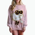 thumbnail image 1 of Sudaderas y sudaderas para mujer Sudaderas con estampado lindo de Hello Kitty Sudaderas de otoño y primavera Sudaderas con capucha de manga larga Harajuku de otoño y primavera, 1 of 1