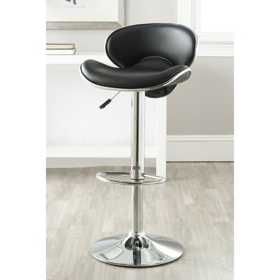 SAFAVIEH Shambi Swivel Bar Stool Black
