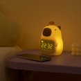 thumbnail image 5 of Luz de Capibara con Reloj Digital, Lámpara de Decoración de Mesa Recargable con Luz de Animales de Silicona, Lámpara de Capibara, 5 of 5