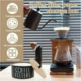 thumbnail image 4 of Wooden Round Coffee Filter Storage Container with Bamboo Lid for Coffee Pod and Filter, 4 of 6