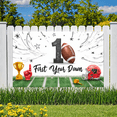 thumbnail image 5 of Football Theme Party Decoration First Year Down Banner Trophy Design Celebration Helmet for Birthday Party Kids Event Decoration, 5 of 7