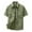Green, variant on Zylarhe Mens Summer Shirts, Men Short Sleeve Button Down Casual Work Shirt Nylon Woven Multiple Pockets Loose Fit Spring Summer Fall Daily Wear Coffee M