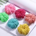 thumbnail image 3 of 100PCS 1.18in Girls Hair Tie Nylon Elastic Solid Color Hair Band Ponytail Holder, 3 of 10