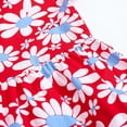 thumbnail image 6 of Toddler Baby Girl Clothing Long Sleeve One-Piece Floral Print Dress Kids Skirt, 6 of 7