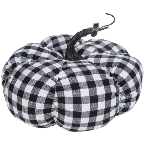 Beautiful black and beige plaid hair bow for toddlers and girls with a black rhinestone center .