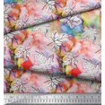 thumbnail image 3 of Soimoi Cotton Poplin Fabric Texture & Maple Leaves Printed Fabric 1 Yard 56 Inch Wide, 3 of 3