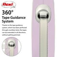 thumbnail image 3 of Flexi New Comfort Small Tape Retractable Dog Leash, 16 ft, Pink (For dogs up to 33 lbs), 3 of 6