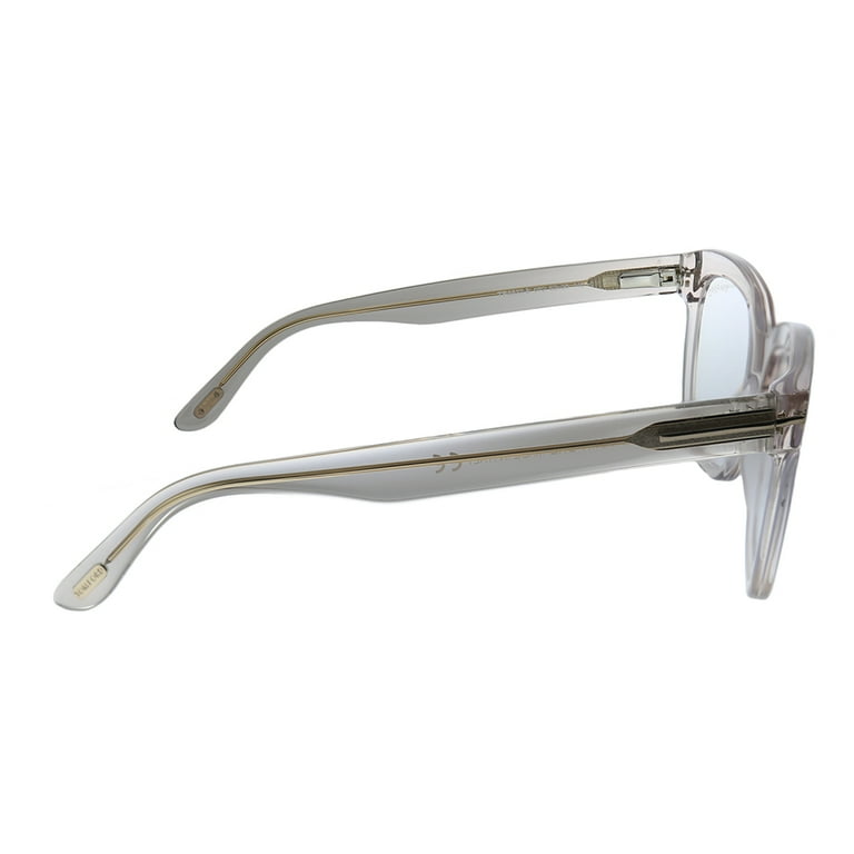 Tom Ford FT 5537 B Plastic Womens Square Eyeglasses Transparent Pink 52mm Adult