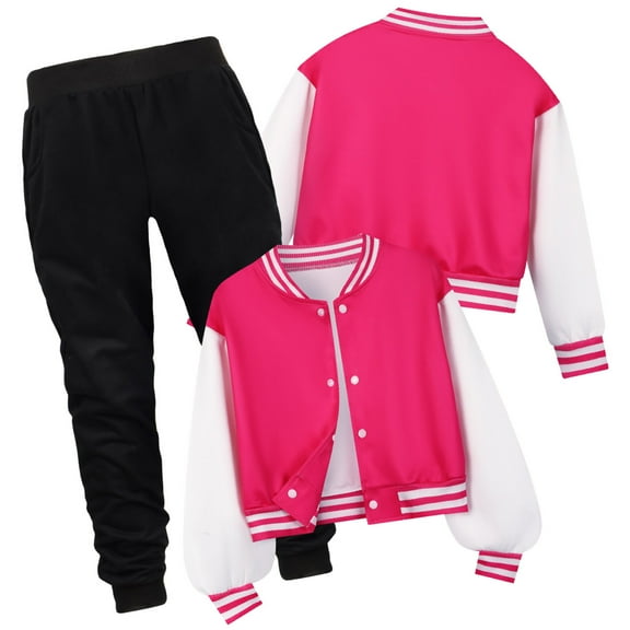 Caqnni Toddler Boy Girl Clothes Patchwork Waffle Sweatshirt Pullover Shirt Top Pants 2PCS Long Sleeve Sweatshirts Jogger Pants Set 12-18 Months Toddler Sweatshirt Sets FOR 5-6 Years