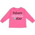 thumbnail image 3 of Inktastic Future Soccer Star Girls Girls Long Sleeve Toddler T-Shirt, 3 of 5