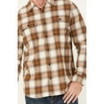 thumbnail image 3 of Brothers And Sons Men's Stewert Everyday Plaid Print Button Down Western Flannel - BASHO23FL14-DKBRWN X-, 3 of 4