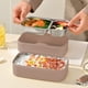 thumbnail image 5 of Xihbxyly Lonchera de Acero Inoxidable, Contenedor de Alimentos con Diseño de Doble Capa, Apto para Microondas, Sistema de Sellado Hermético, Ideal para Uso En Exteriores, En Oficinas, Escuelas y Pers, 5 of 7