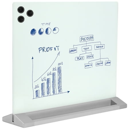 VIVO Glass Dry Erase Board Desktop Divider… product image