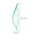 thumbnail image 2 of LOLIPPYY Lightweight Breathable Green Nylon Mesh Hammock for Outdoor Camping, Travel, Backyard, and Tree Hanging, 2 of 7