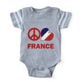 thumbnail image 1 of CafePress - Peace Love France - Cute Infant Baby Football Bodysuit, 1 of 1