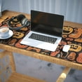 thumbnail image 3 of Long Mouse Pads for Desk,Halloween Crazy Pumpkins Pattern Desk Mats on Top Of Desks, Desk Mouse Pad Extra Large with 3mm Non-Slip Base and Stitched Edge for Gaming,Office,Work,Home 35.4"x15.7", 3 of 6